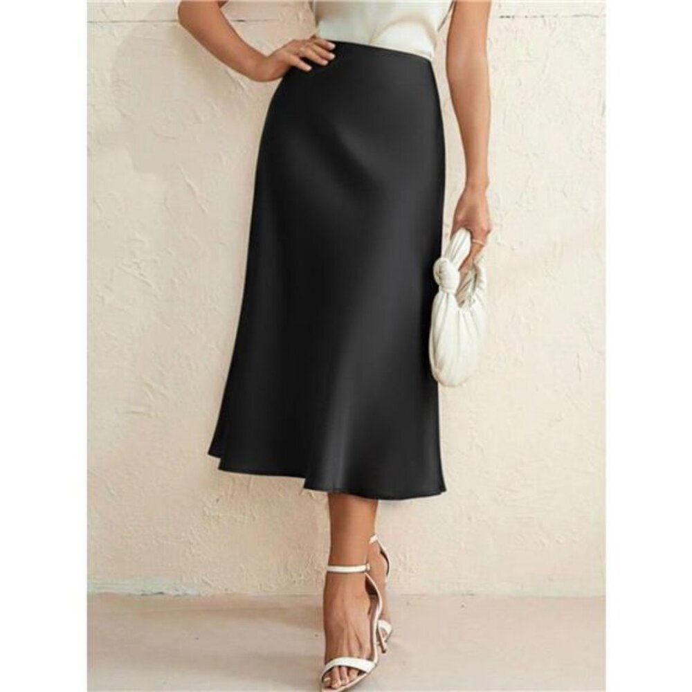 High Waist Midi Skirt